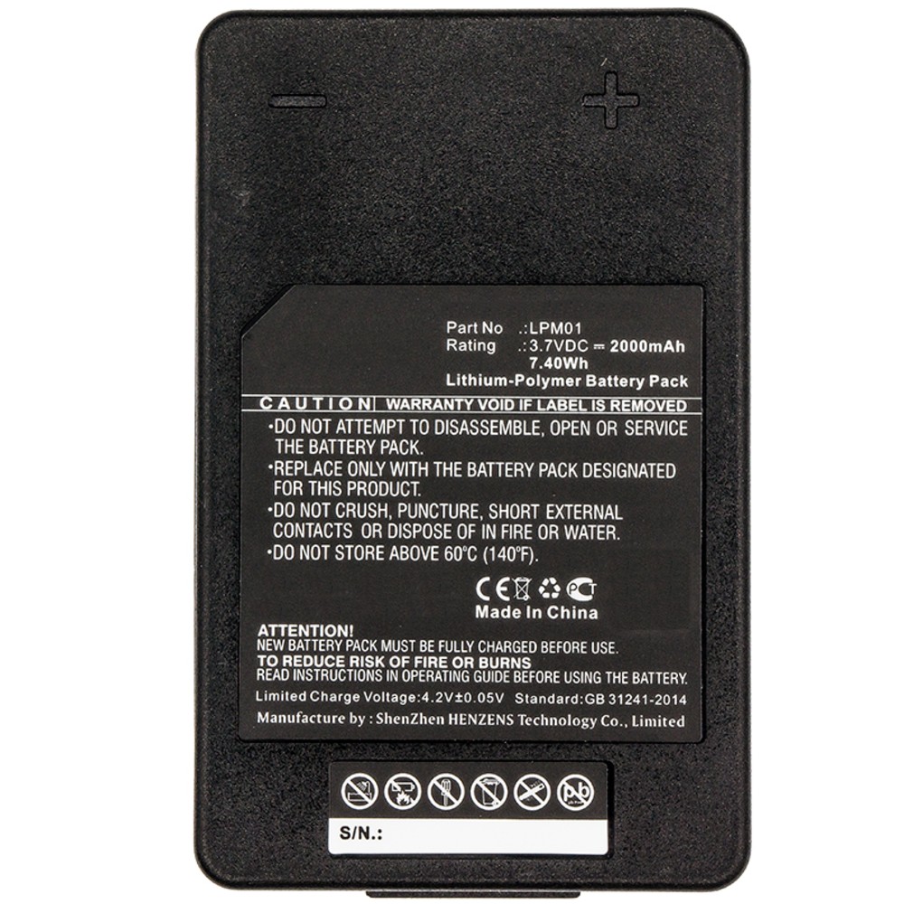 Synergy Digital Crane Remote Control Battery, Compatible with Autec LK NEO Crane Remote Control Battery (3.7, Li-Pol, 2000mAh)