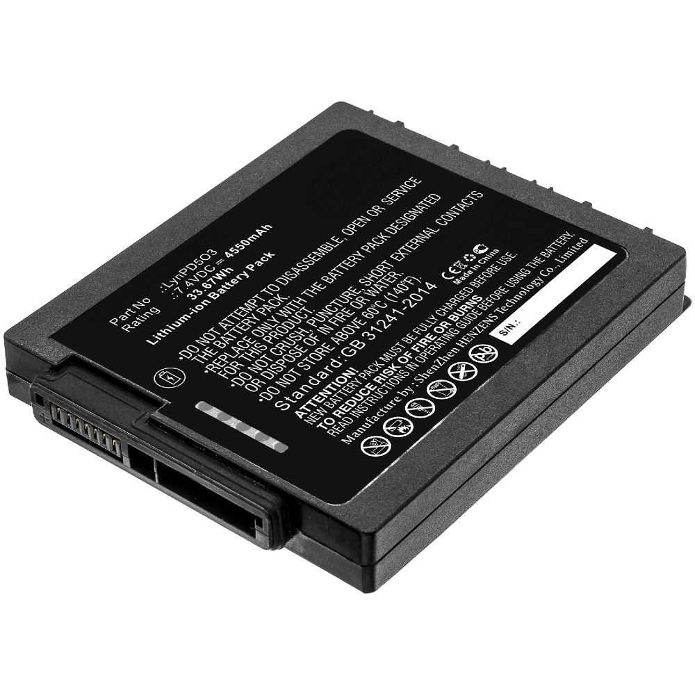 Synergy Digital Tablet Battery, Compatible with Xplore LynPD5O3 Tablet Battery (Li-ion, 7.4V, 4550mAh)