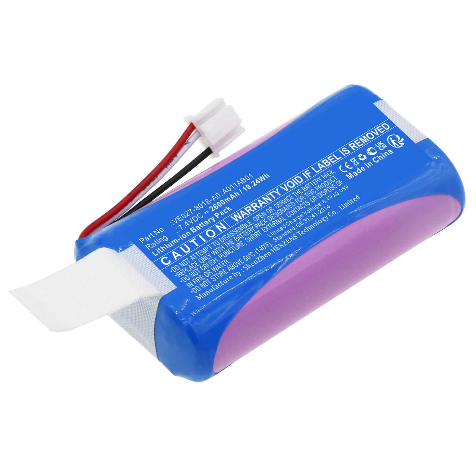 Synergy Digital Tablet Battery, Compatible with Intermec A011AB01 Tablet Battery (Li-ion, 7.4V, 2600mAh)