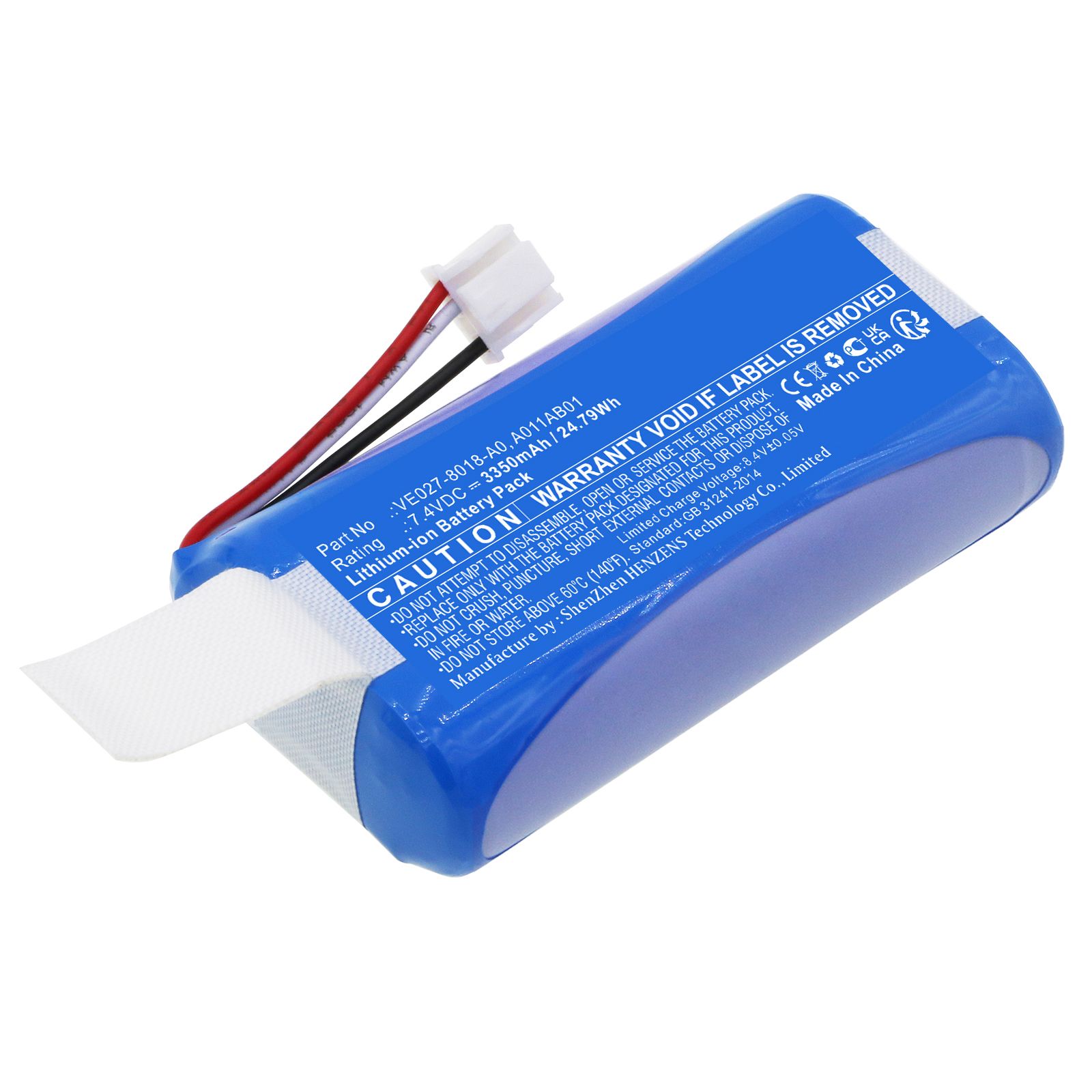 Synergy Digital Tablet Battery, Compatible with Intermec A011AB01 Tablet Battery (Li-ion, 7.4V, 3350mAh)