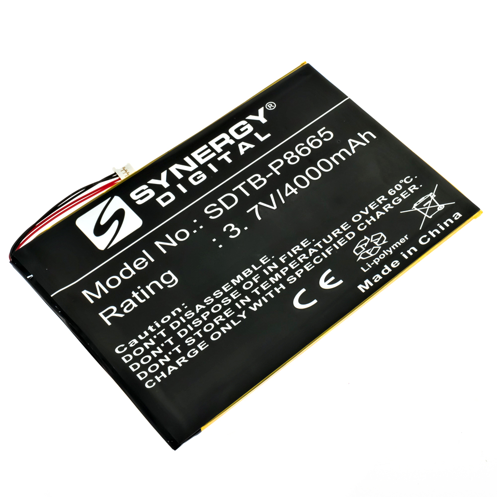 Synergy Digital Tablets Battery, Compatiable with RCA PT3090135 Tablets Battery (3.7V, Li-Pol, 4000mAh)