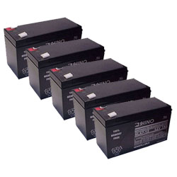 SLA7-12 Sealed Lead Acid Battery (12 Volt, 7 Ah) Ultra High Capacity - Set Of 5