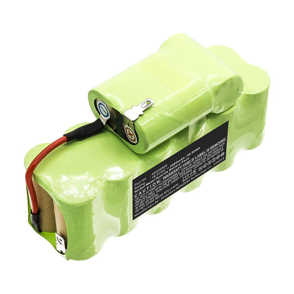 Synergy Digital Vacuum Cleaner Battery, Compatible with Hoover 49005889 Vacuum Cleaner Battery (18V, Ni-MH, 2000mAh)