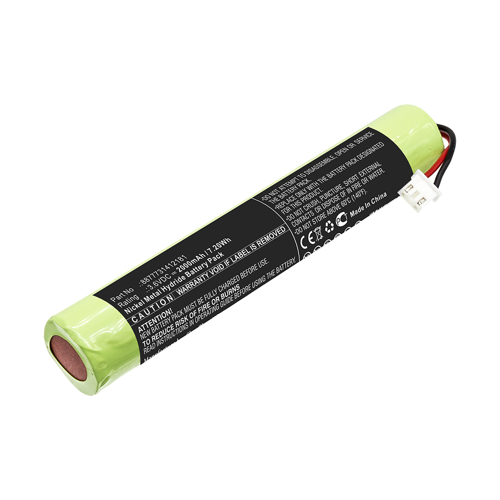 Synergy Digital Vacuum Cleaner Battery, Compatible with Hurricane  Vacuum Cleaner Battery (3.6V, Ni-MH, 2000mAh)