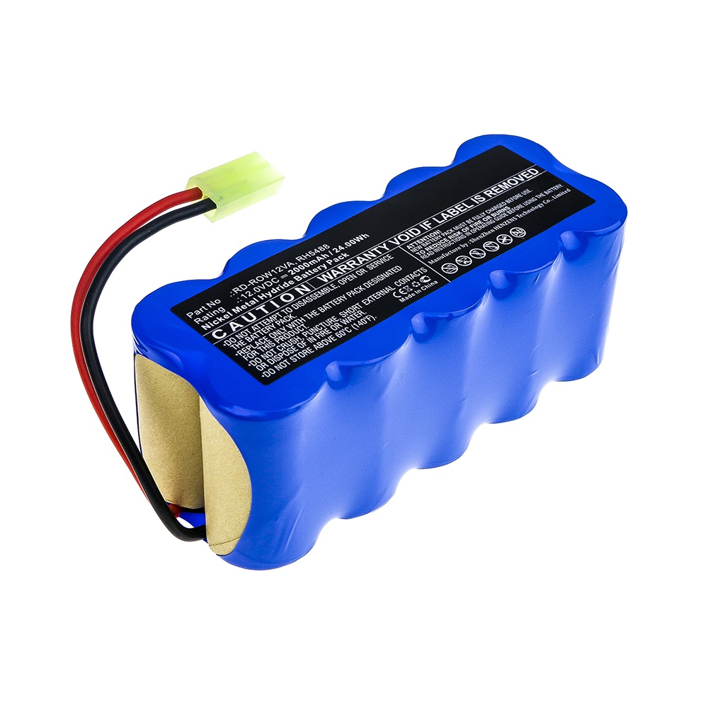 Synergy Digital Vacuum Cleaner Battery, Compatible with Rowenta RD-ROW12VA Vacuum Cleaner Battery (Ni-MH, 12V, 2000mAh)
