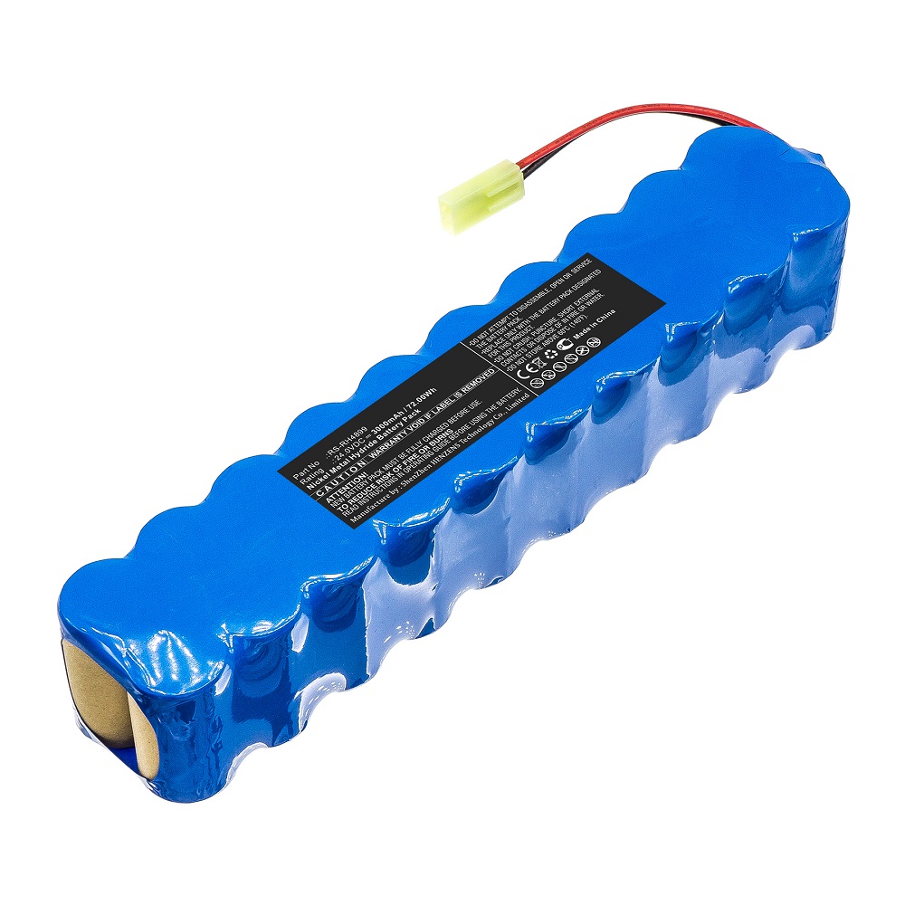 Synergy Digital Vacuum Cleaner Battery, Compatible with Rowenta RS-RH4899 Vacuum Cleaner Battery (Ni-MH, 24V, 3000mAh)