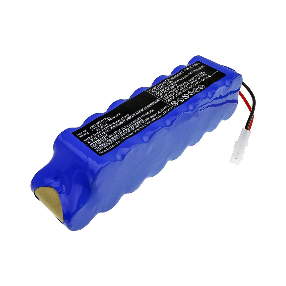Synergy Digital Vacuum Cleaner Battery, Compatible with Rowenta RD-ROW18VA Vacuum Cleaner Battery (Ni-MH, 18V, 2000mAh)