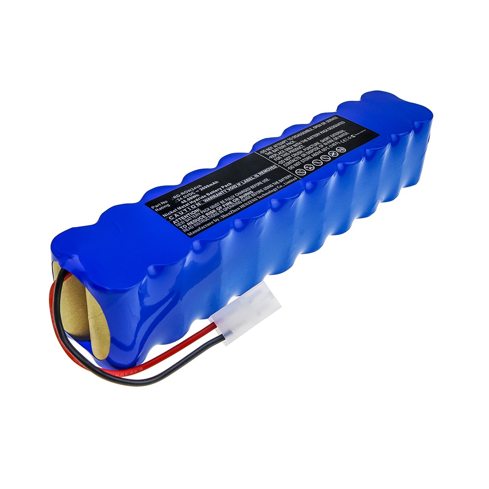 Synergy Digital Vacuum Cleaner Battery, Compatible with Rowenta RD-ROW24VA Vacuum Cleaner Battery (Ni-MH, 24V, 2000mAh)