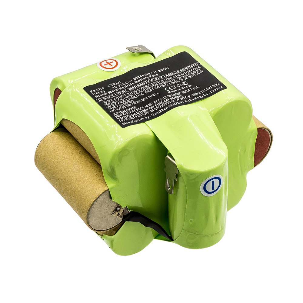 Synergy Digital Vacuum Cleaner Battery, Compatible with Shark X8901 Vacuum Cleaner Battery (Ni-MH, 15.6V, 2000mAh)