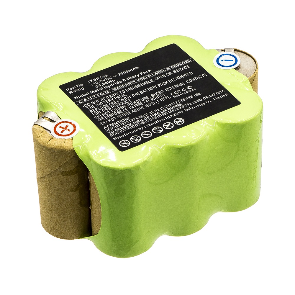 Synergy Digital Vacuum Cleaner Battery, Compatible with Shark XBP745 Vacuum Cleaner Battery (Ni-MH, 12V, 2000mAh)
