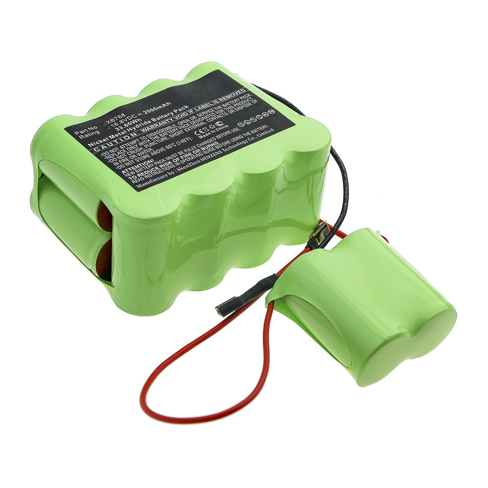 Synergy Digital Vacuum Cleaner Battery, Compatible with Shark XB768 Vacuum Cleaner Battery (Ni-MH, 16.8V, 2000mAh)