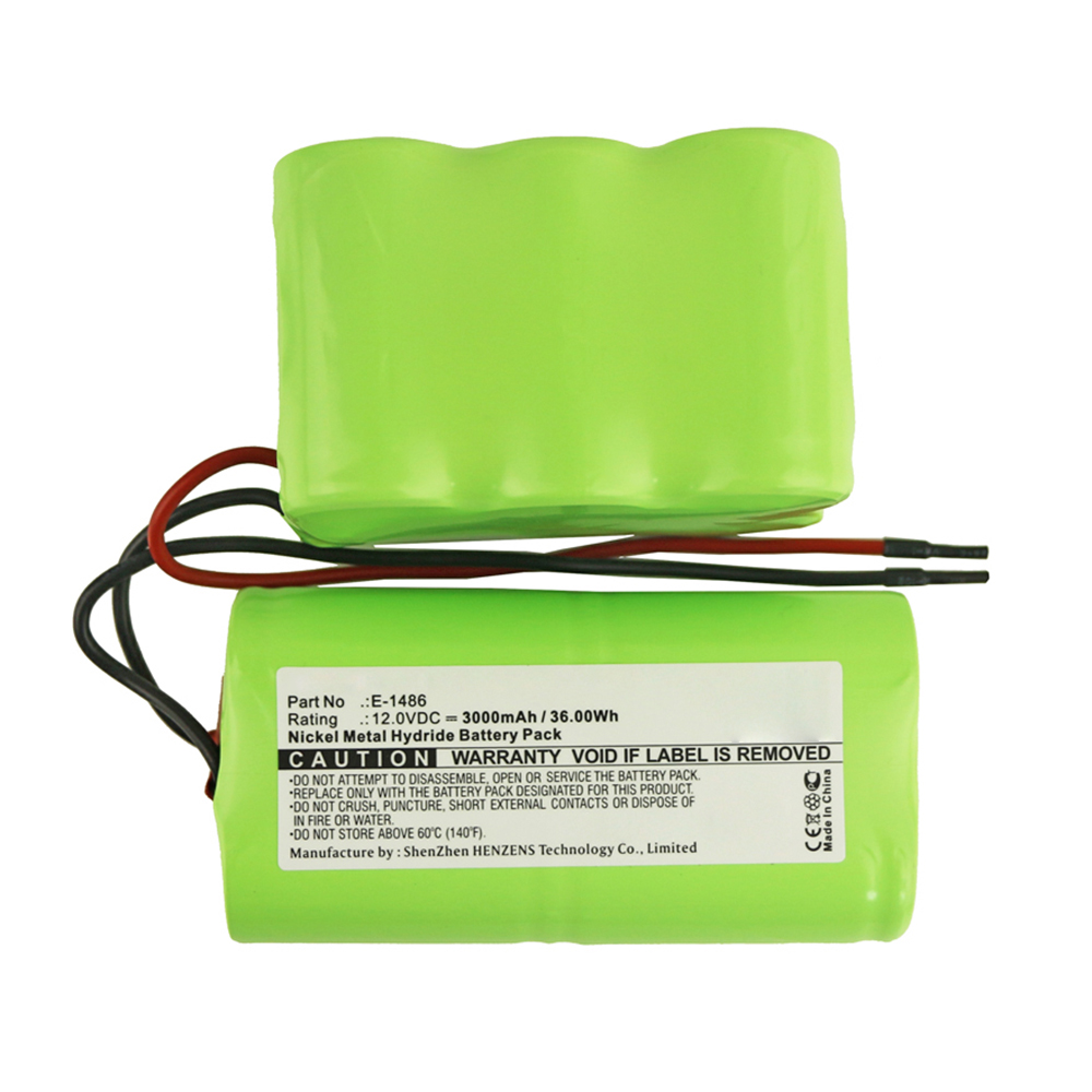 Synergy Digital Vacuum Cleaner Battery, Compatible with ZEPTER E-1486 Vacuum Cleaner Battery (Ni-MH, 12V, 3000mAh)