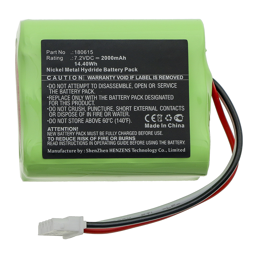 Synergy Digital Vacuum Cleaner Battery, Compatible with 180615 Vacuum Cleaner Battery (7.2V, Ni-MH, 2000mAh)