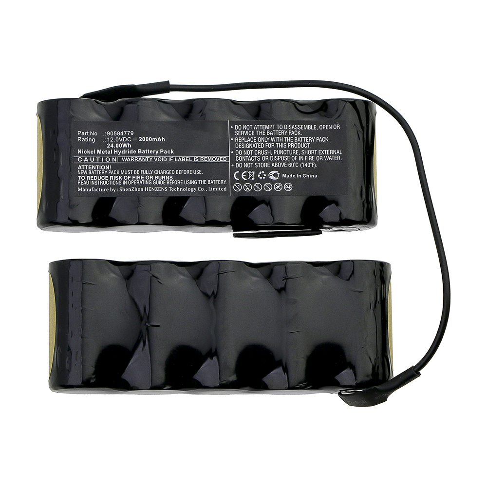 Synergy Digital Vacuum Cleaner Battery, Compatible with Black & Decker 90584779 Vacuum Cleaner Battery (Ni-MH, 12V, 2000mAh)
