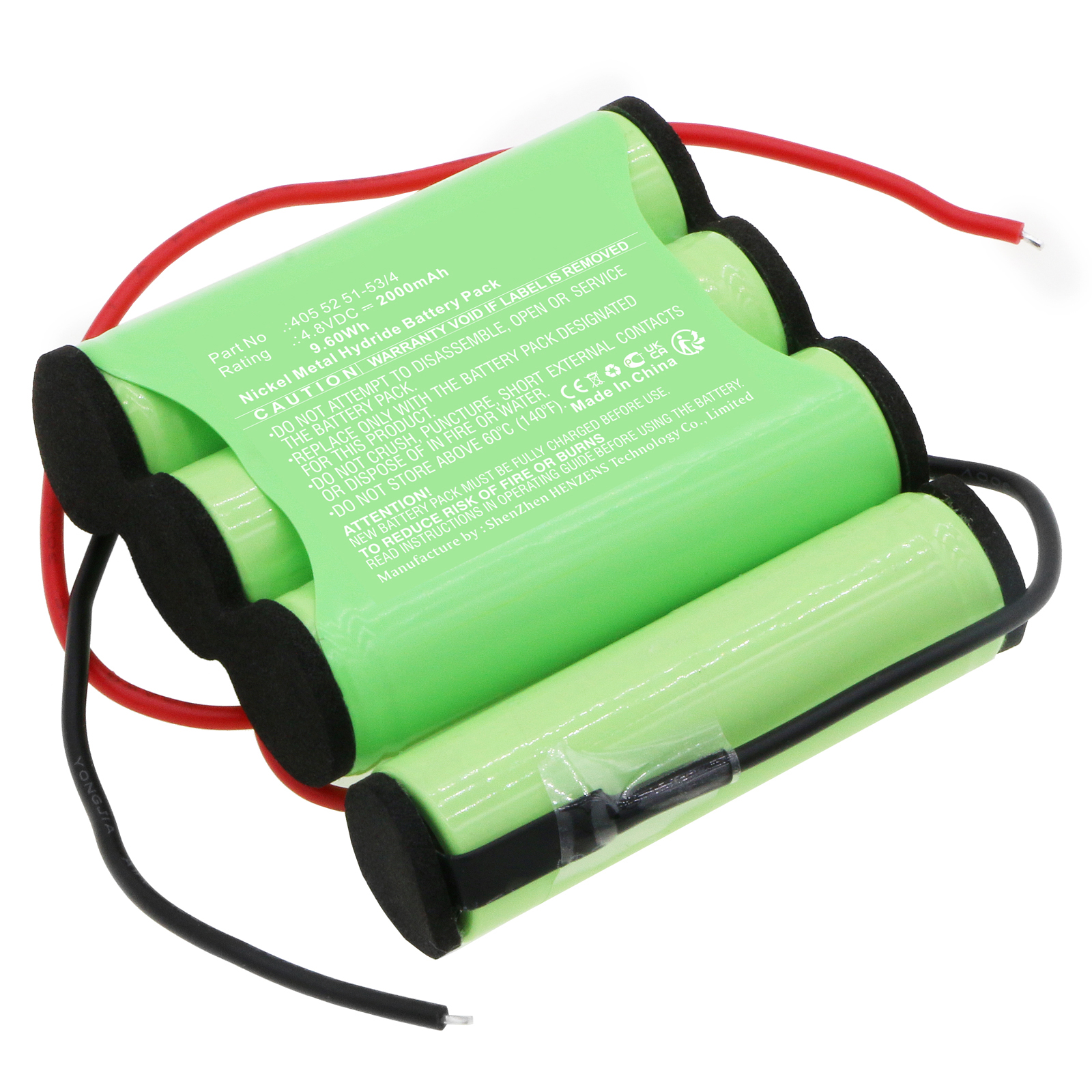 Synergy Digital Vacuum Cleaner Battery, Compatible with AEG 405 52 51-53/4 Vacuum Cleaner Battery (Ni-MH, 4.8V, 2000mAh)