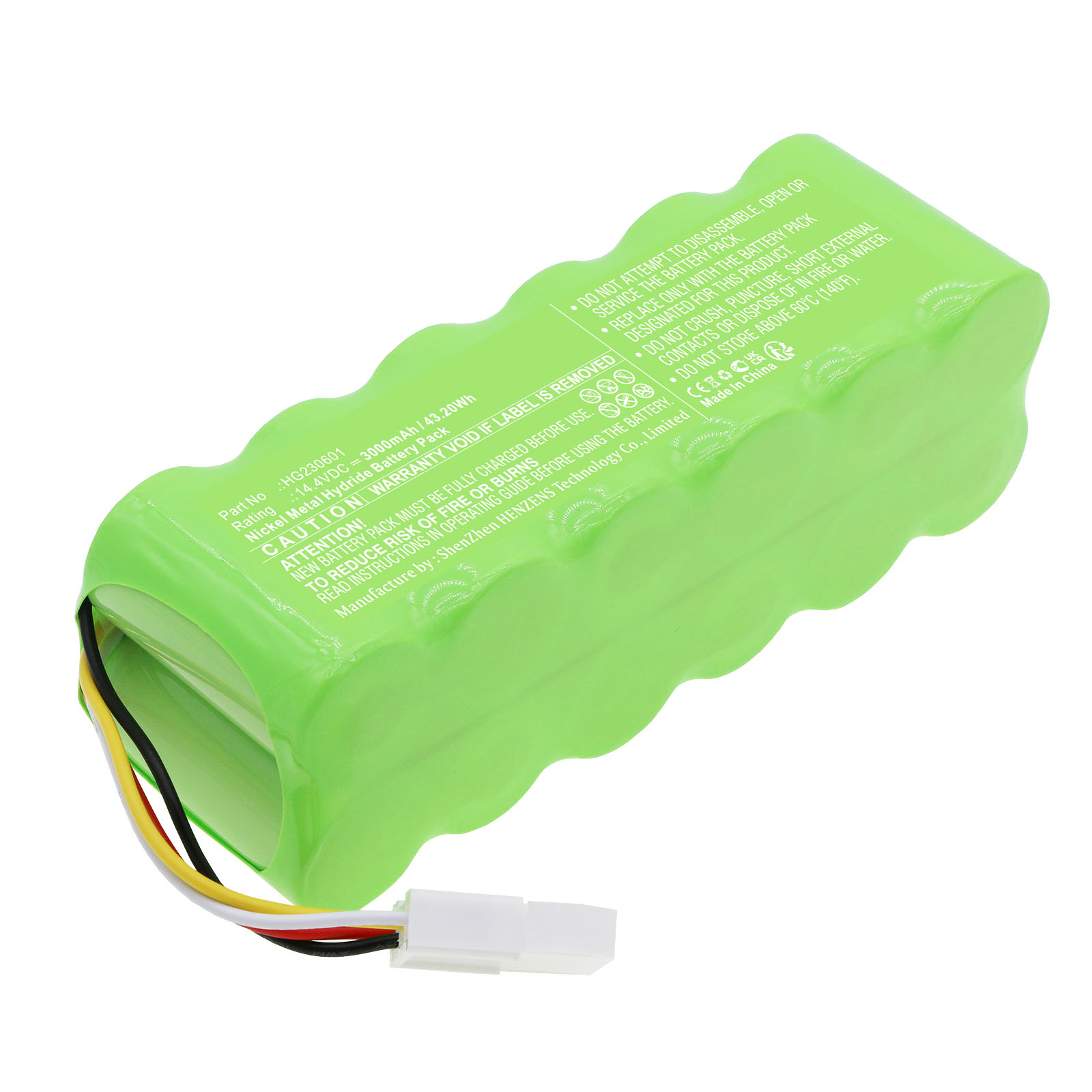 Synergy Digital Vacuum Cleaner Battery Compatible with LEXY HG230601 Vacuum Cleaner Battery (Ni-MH, 14.4V, 3000mAh)