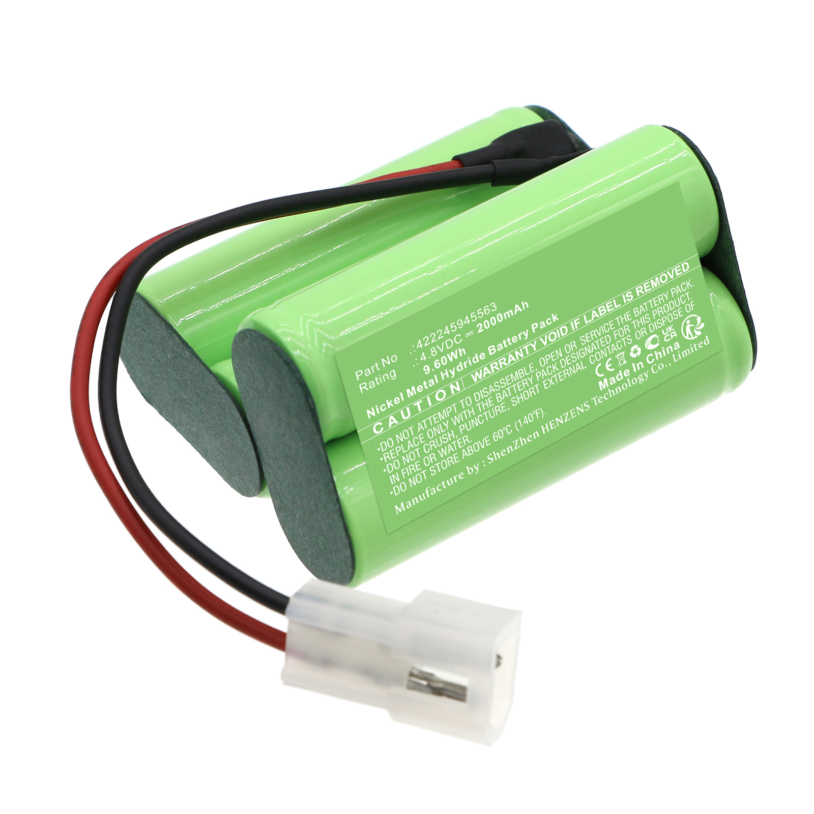 Synergy Digital Vacuum Cleaner Battery, Compatible with Philips 422245945563 Vacuum Cleaner Battery (Ni-MH, 4.8V, 2000mAh)