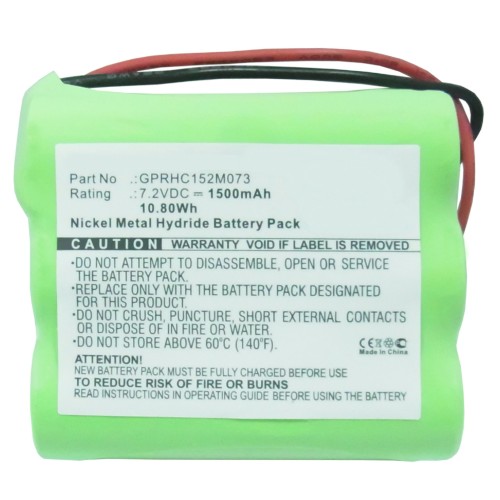 Synergy Digital Vacuum Cleaner Battery, Compatiable with iRobot 4408927, GPRHC152M073 Vacuum Cleaner Battery (7.2V, Ni-MH, 1500mAh)