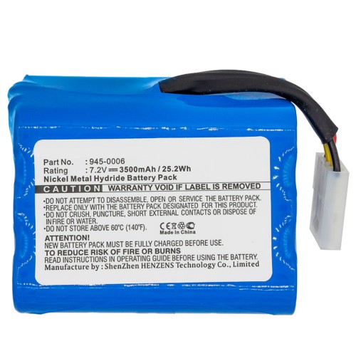 Synergy Digital Vacuum Cleaner Battery, Compatible with Neato 945-0005 Vacuum Cleaner Battery (Ni-MH, 7.2V, 3500mAh)