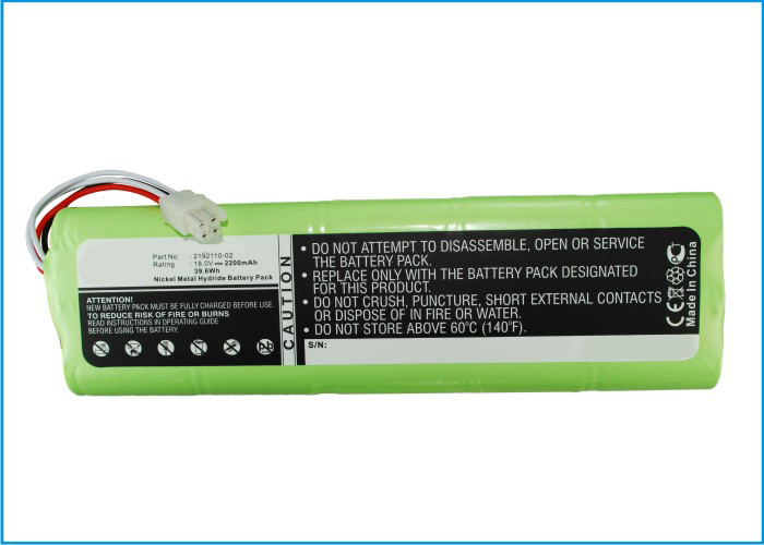Synergy Digital Vacuum Cleaners Battery, Compatiable with Elektrolux 2192110-02 Vacuum Cleaners Battery (18V, Ni-MH, 2200mAh)