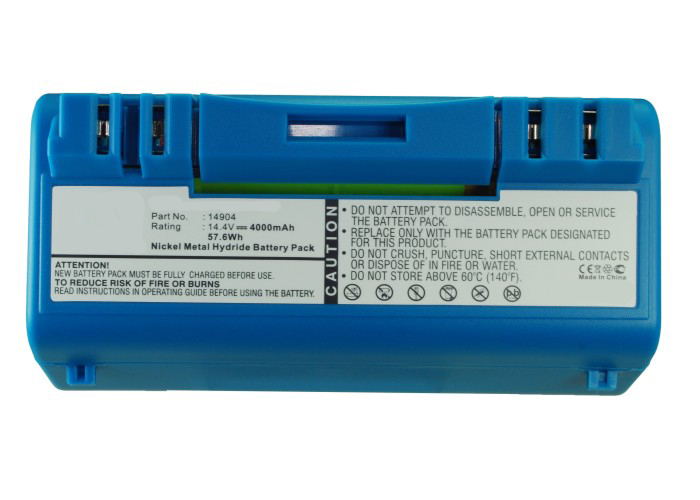 Synergy Digital Vacuum Cleaners Battery, Compatible with iRobot 14904 Vacuum Cleaners Battery (14.4V, Ni-MH, 4000mAh)