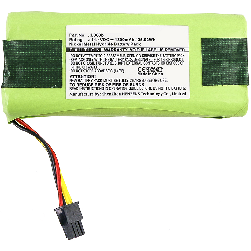 Synergy Digital Vacuum Cleaners Battery, Compatible with Midea L083b Vacuum Cleaners Battery (14.4V, Ni-MH, 1800mAh)
