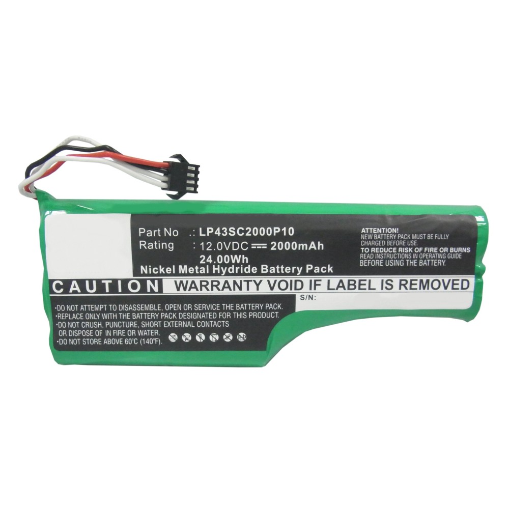 Synergy Digital Vacuum Cleaner Battery, Compatible with Ecovacs LP43SC2000P10 Vacuum Cleaner Battery (12, Ni-MH, 2000mAh)