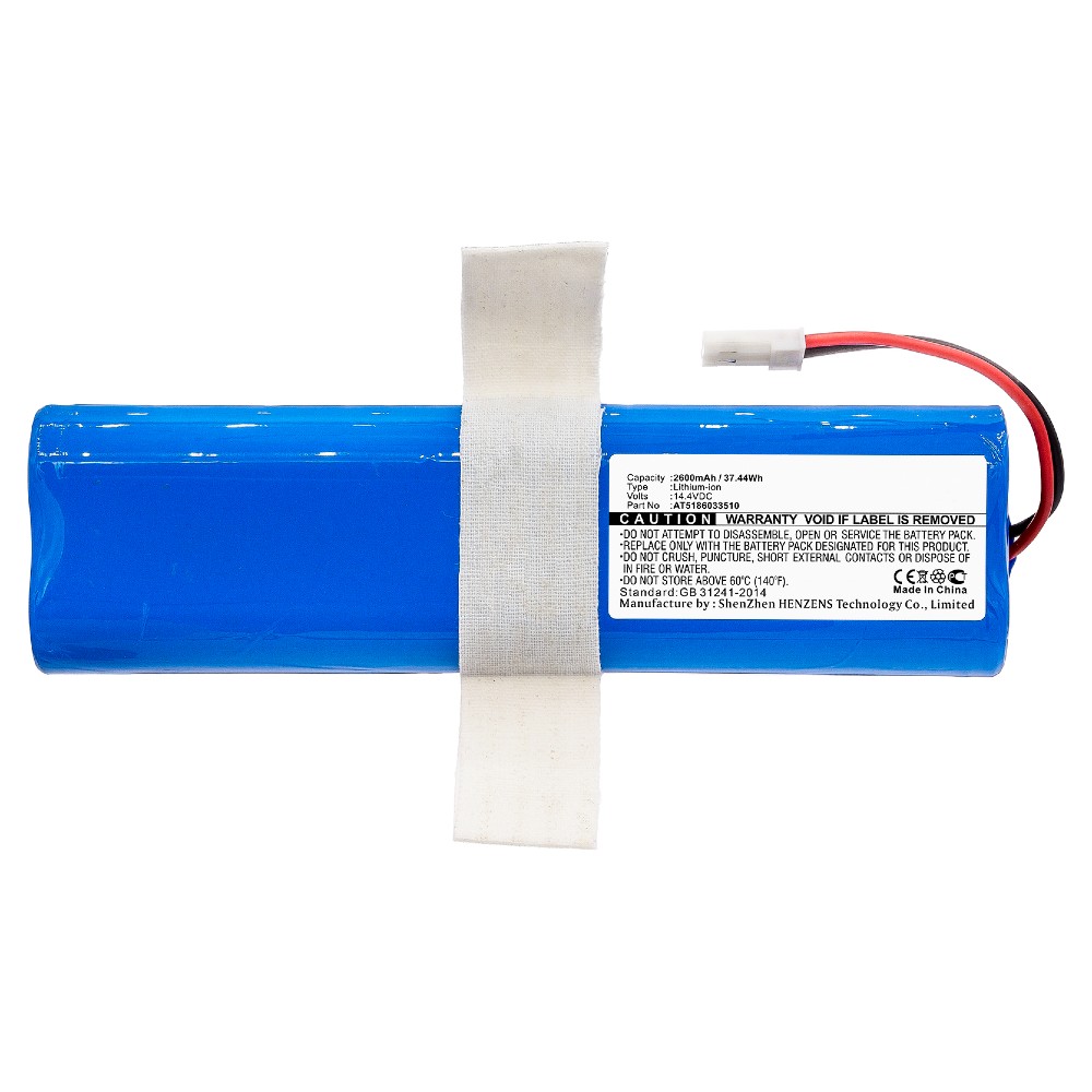 Synergy Digital Vacuum Cleaner Battery, Compatible with Ariete AT5186033510 Vacuum Cleaner Battery (Li-ion, 14.4V, 2600mAh)