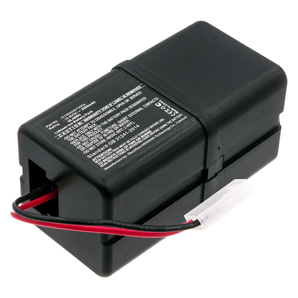 Synergy Digital Vacuum Cleaner Battery, Compatible with Bobsweep E14040401505a Vacuum Cleaner Battery (Li-ion, 14.8V, 2600mAh)