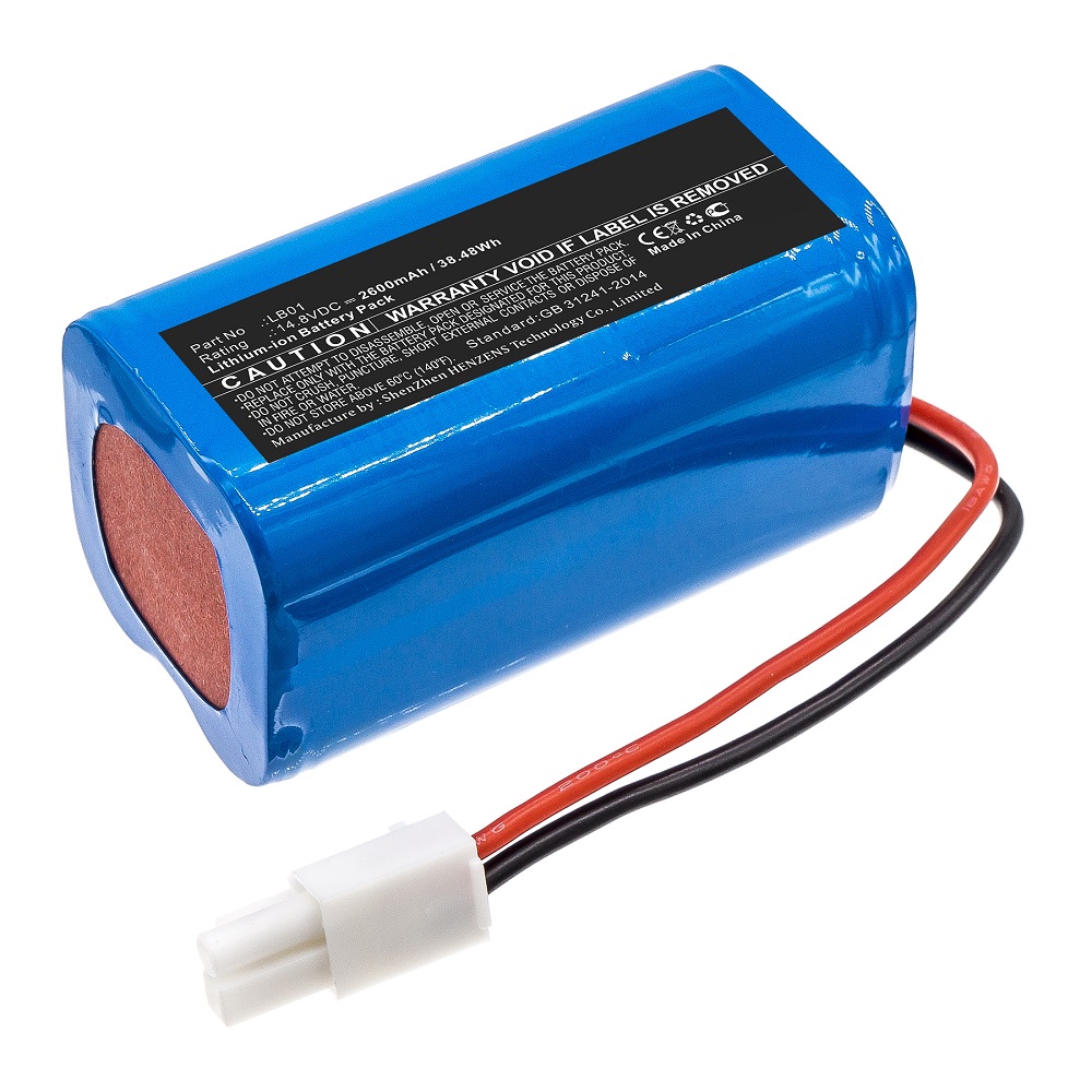 Synergy Digital Vacuum Cleaner Battery, Compatible with Donkey LB01 Vacuum Cleaner Battery (Li-ion, 14.8V, 2600mAh)