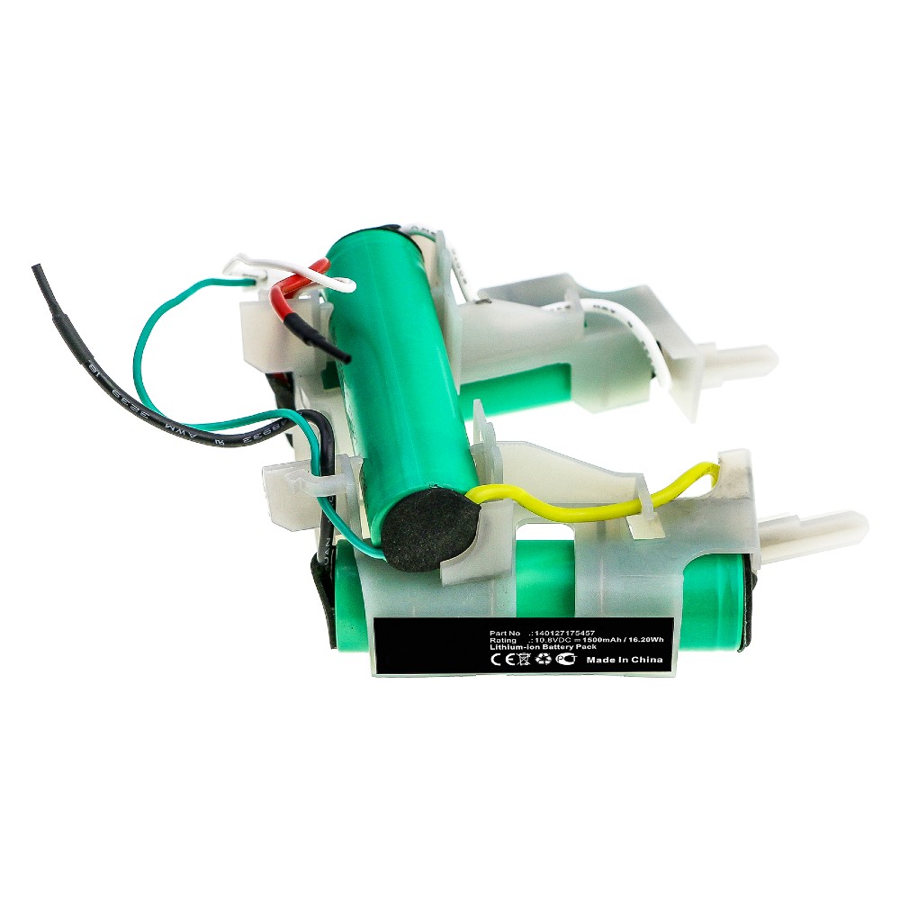 Synergy Digital Vacuum Cleaner Battery, Compatible with Electrolux 140127175457 Vacuum Cleaner Battery (Li-ion, 10.8V, 1500mAh)