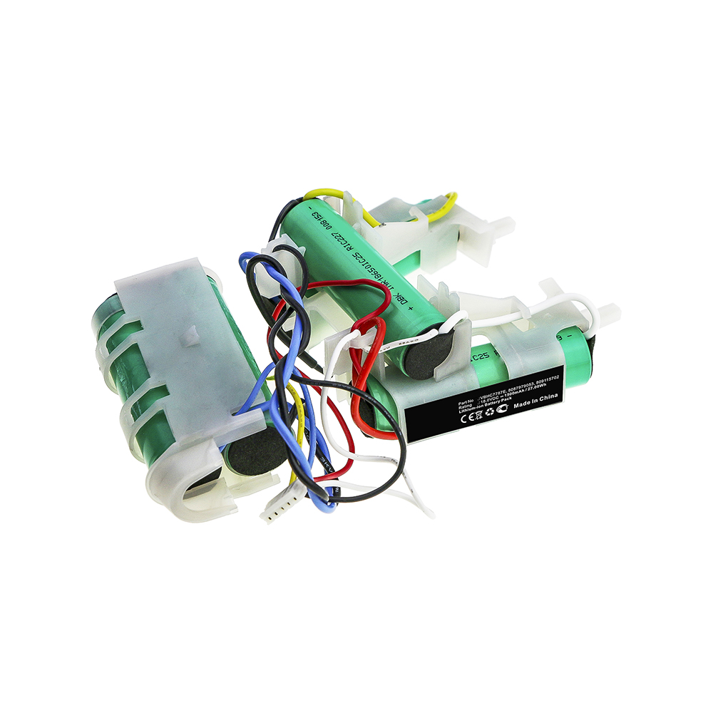 Synergy Digital Vacuum Cleaner Battery, Compatible with Electrolux 8087979053, 809115702, VBHC7787E Vacuum Cleaner Battery (18V, Li-ion, 1500mAh)