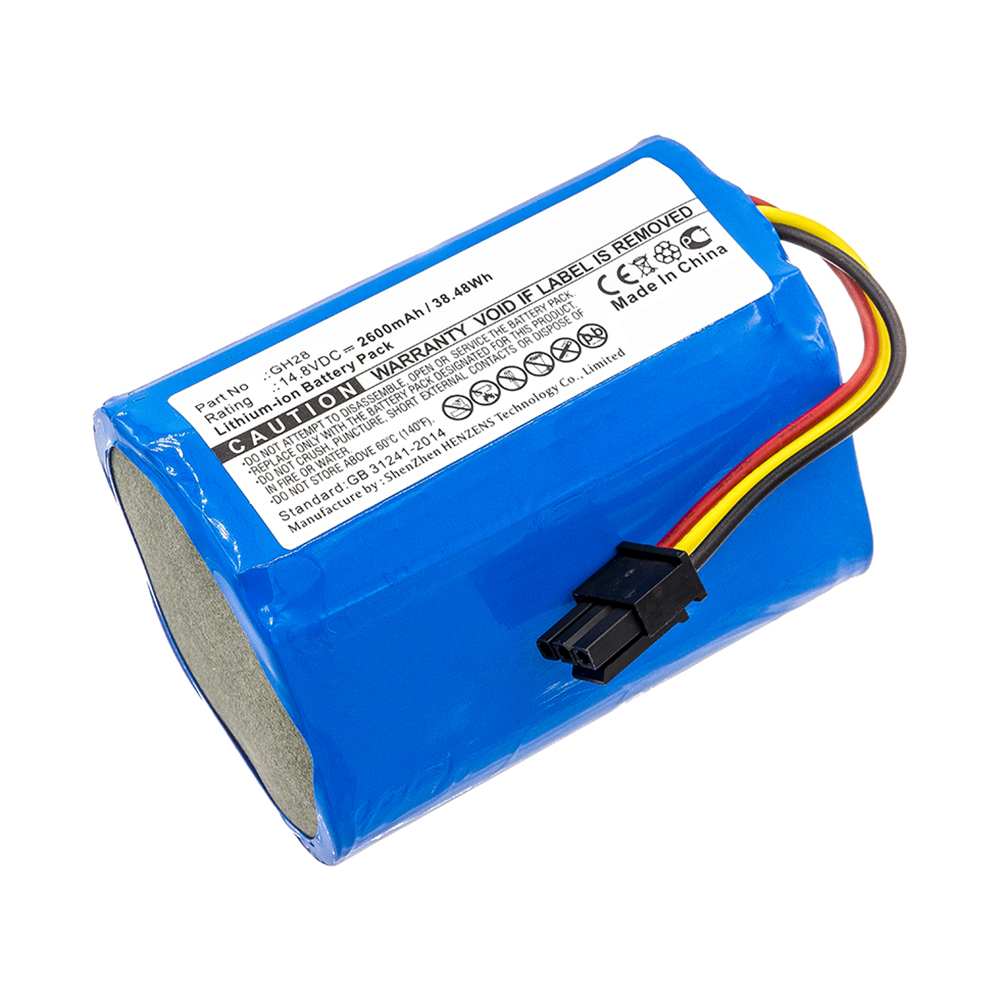 Synergy Digital Vacuum Cleaner Battery, Compatible with Haier GH28 Vacuum Cleaner Battery (14.8V, Li-ion, 2600mAh)