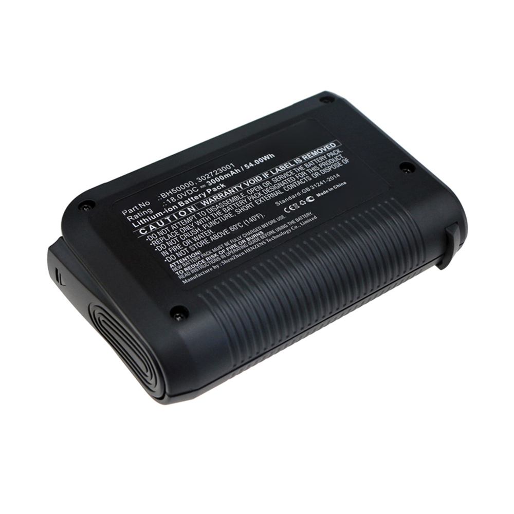 Synergy Digital Vacuum Cleaner Battery, Compatible with Hoover 302723001, BH50000 Vacuum Cleaner Battery (18V, Li-ion, 3000mAh)