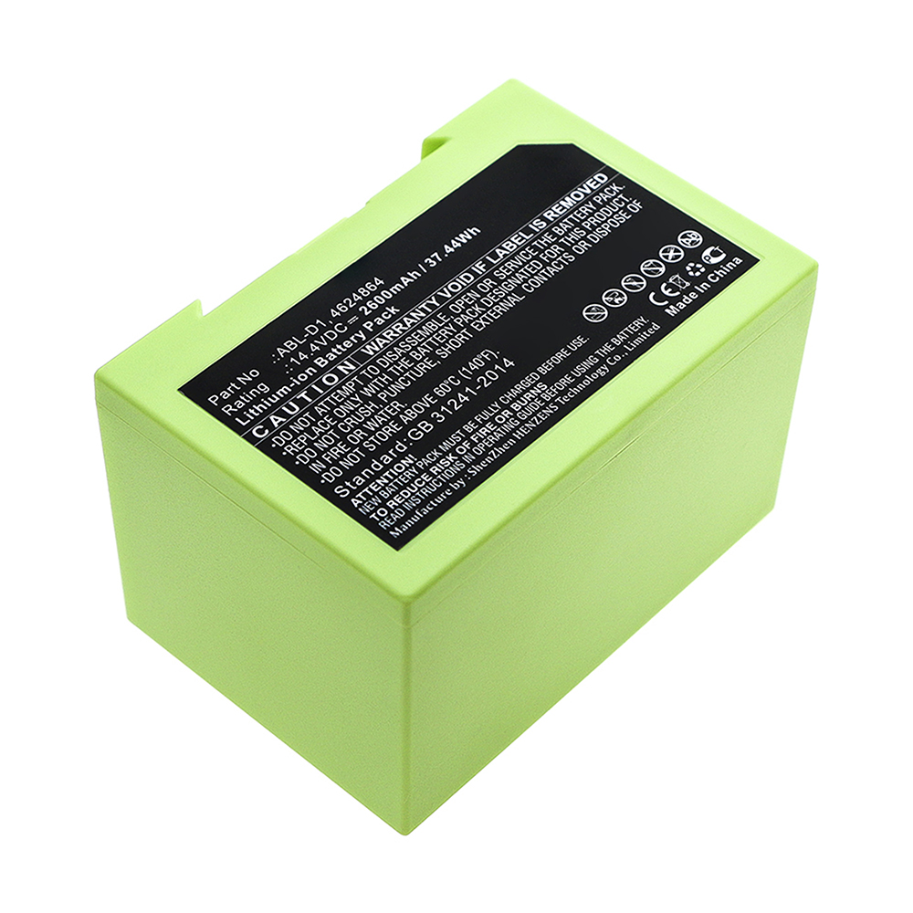 Synergy Digital Vacuum Cleaner Battery, Compatible with iRobot 4624864 Vacuum Cleaner Battery (Li-ion, 14.4V, 2600mAh)