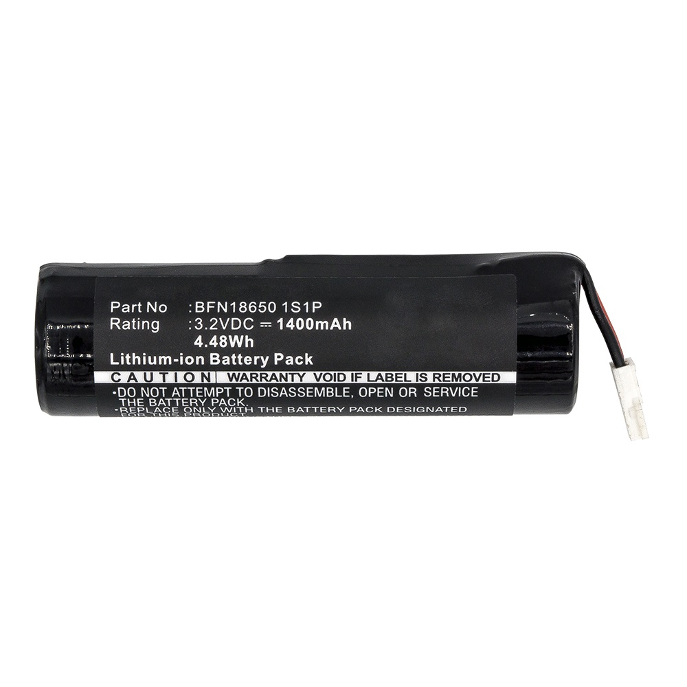 Synergy Digital Vacuum Cleaner Battery, Compatible with Leifheit BFN18650 1S1P Vacuum Cleaner Battery (Li-ion, 3.2V, 1400mAh)