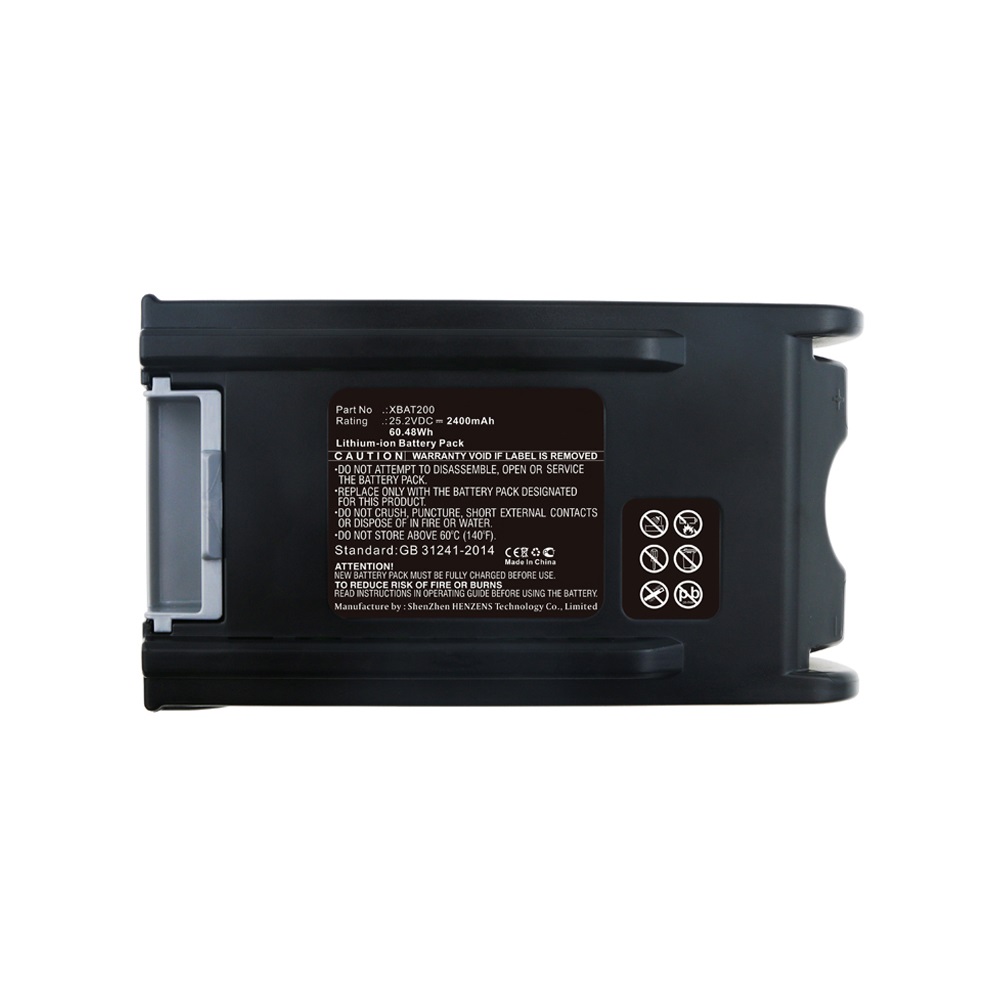 Synergy Digital Vacuum Cleaner Battery, Compatible with Shark XBAT200 Vacuum Cleaner Battery (Li-ion, 25.2V, 2400mAh)