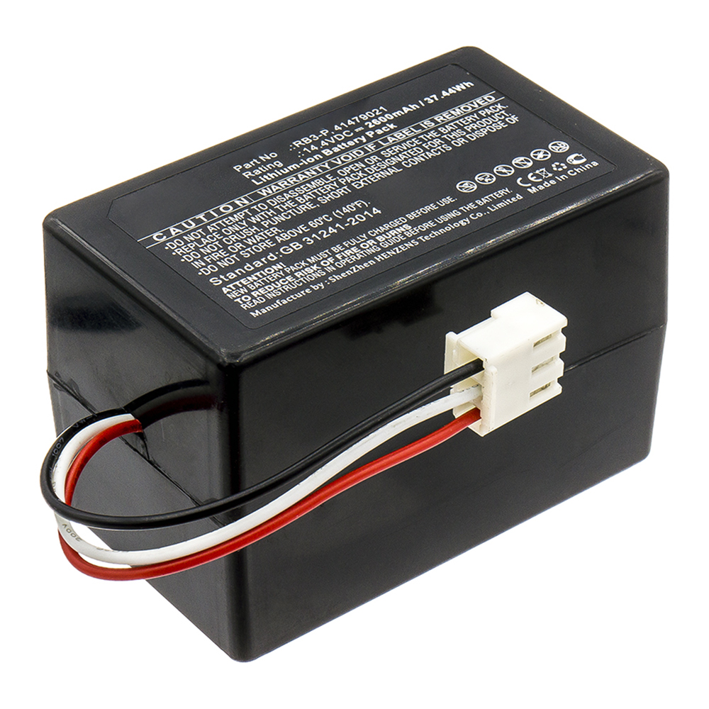 Synergy Digital Vacuum Cleaner Battery, Compatible with Toshiba RB3-P Vacuum Cleaner Battery (Li-ion, 14.4V, 2600mAh)
