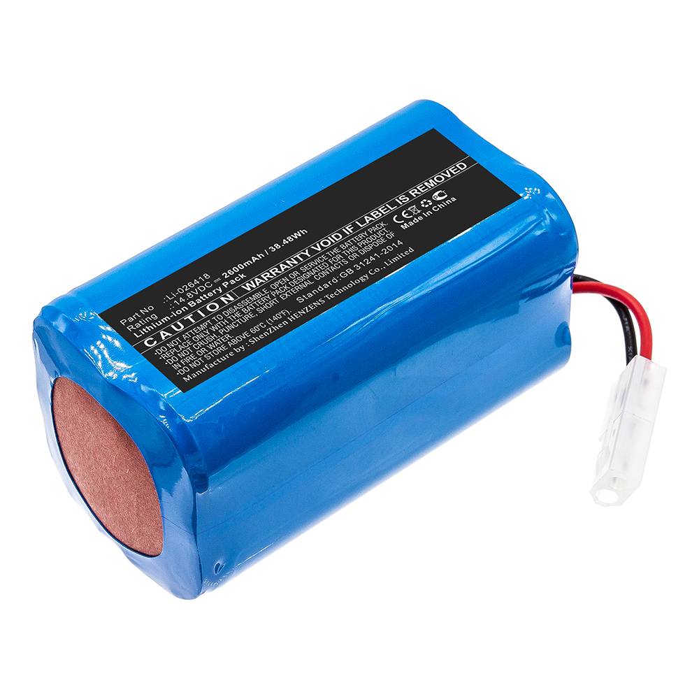 Synergy Digital Vacuum Cleaner Battery, Compatible with Li-026418 Vacuum Cleaner Battery (14.8V, Li-ion, 2600mAh)