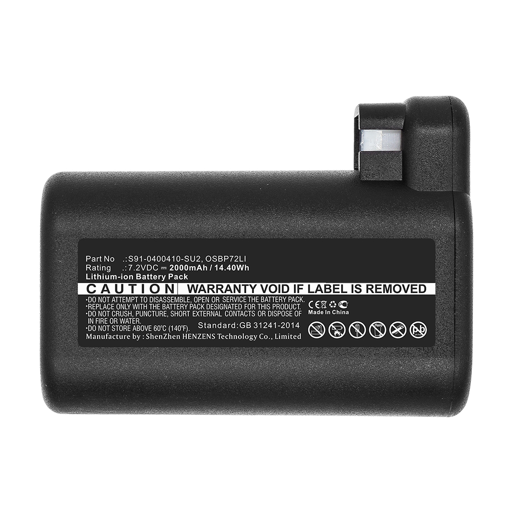 Synergy Digital Vacuum Cleaner Battery, Compatible with AEG OSBP72LI Vacuum Cleaner Battery (Li-ion, 7.2V, 2000mAh)