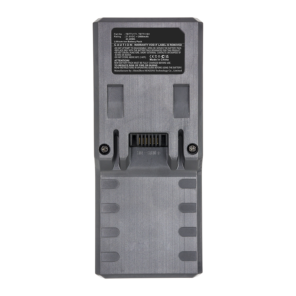Synergy Digital Vacuum Cleaner Battery, Compatible with Hoover TBTTV1B1 Vacuum Cleaner Battery (Li-ion, 21.6V, 2000mAh)
