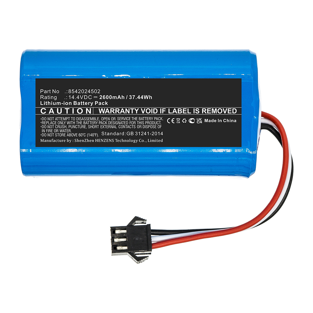 Synergy Digital Vacuum Cleaner Battery, Compatible with Infinuvo 8542024502 Vacuum Cleaner Battery (Li-ion, 14.4V, 2600mAh)