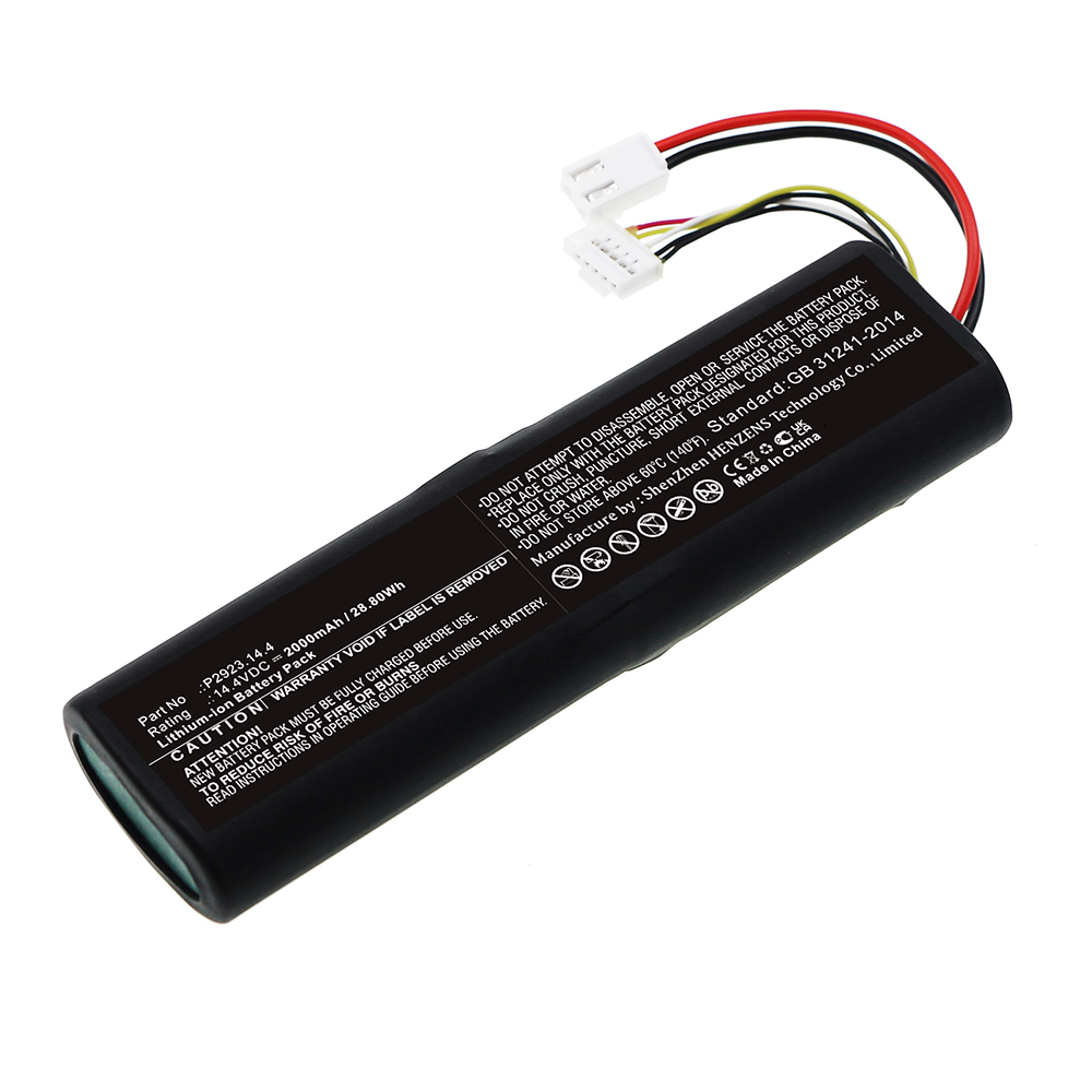 Synergy Digital Vacuum Cleaner Battery, Compatible with Bissell  P2923.14.4 Vacuum Cleaner Battery (Li-ion, 14.4V, 2000mAh)