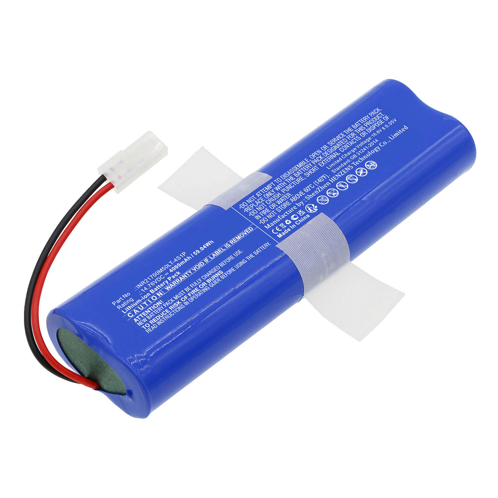 Synergy Digital Vacuum Cleaner Battery Compatible with 360 INR21700M50LT-4S1P Vacuum Cleaner Battery (Li-ion, 14.76V, 4000mAh)