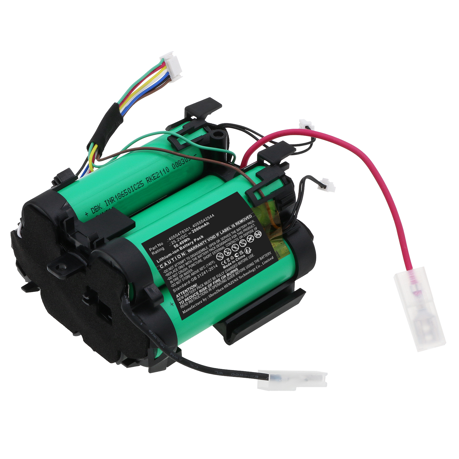 Synergy Digital Vacuum Cleaner Battery, Compatible with AEG 4055478301 Vacuum Cleaner Battery (Li-ion, 25.2V, 2000mAh)