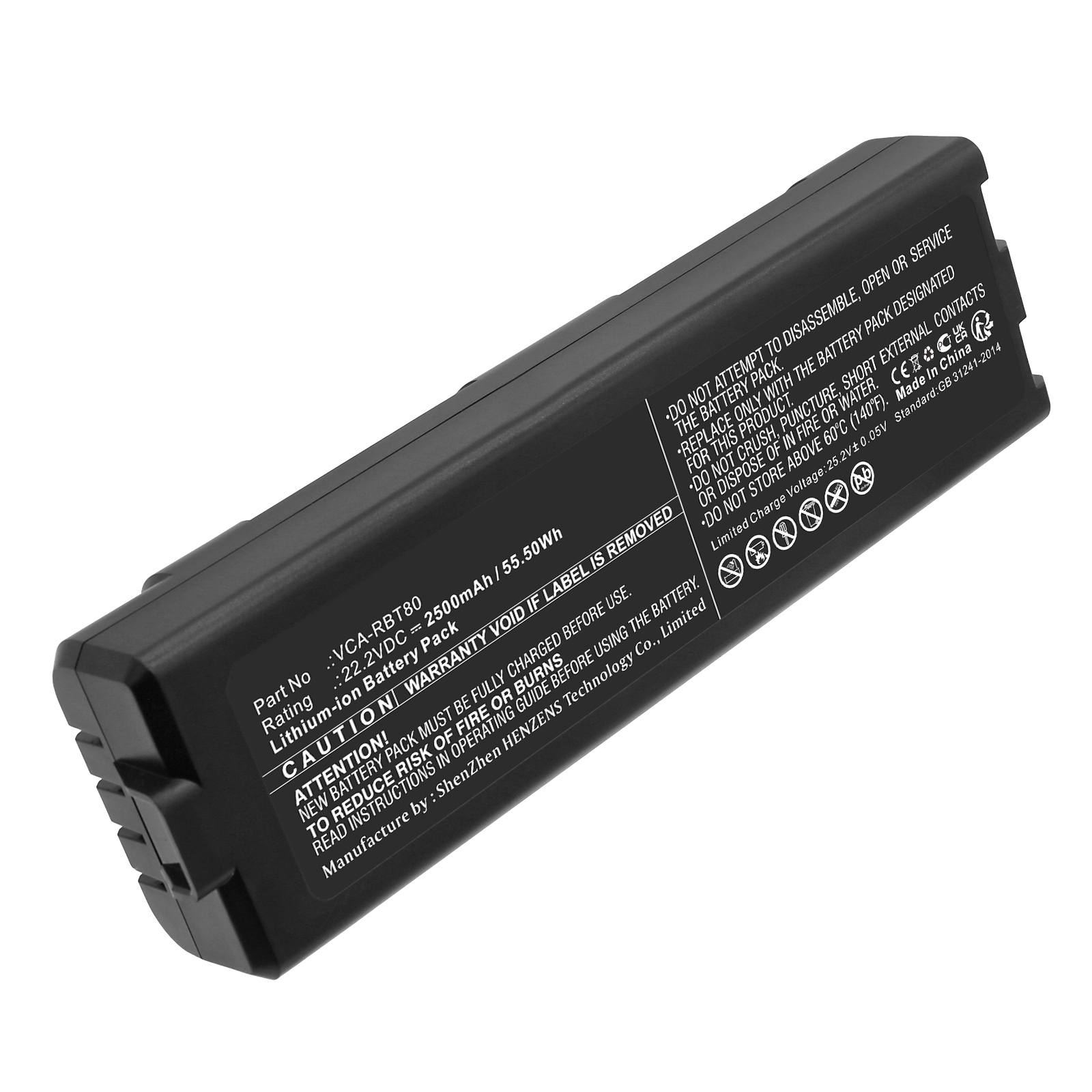 Synergy Digital Vacuum Cleaner Battery, Compatible with Samsung VCA-RBT80 Vacuum Cleaner Battery (Li-ion, 22.2V, 2500mAh)