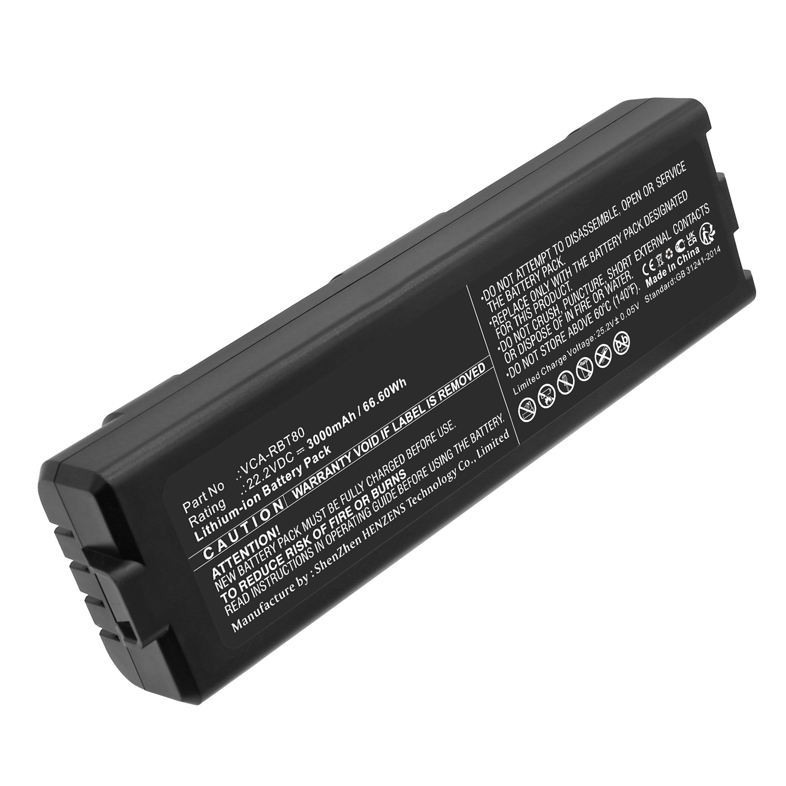Synergy Digital Vacuum Cleaner Battery, Compatible with Samsung VCA-RBT80 Vacuum Cleaner Battery (Li-ion, 22.2V, 3000mAh)