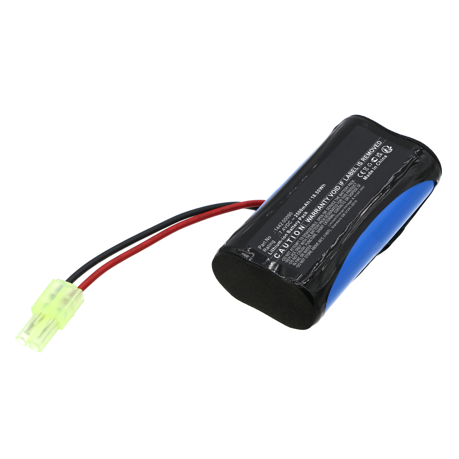 Synergy Digital Vacuum Cleaner Battery, Compatible with ETA ETA 1442 00090 Vacuum Cleaner Battery (Li-ion, 7.4V, 2500mAh)