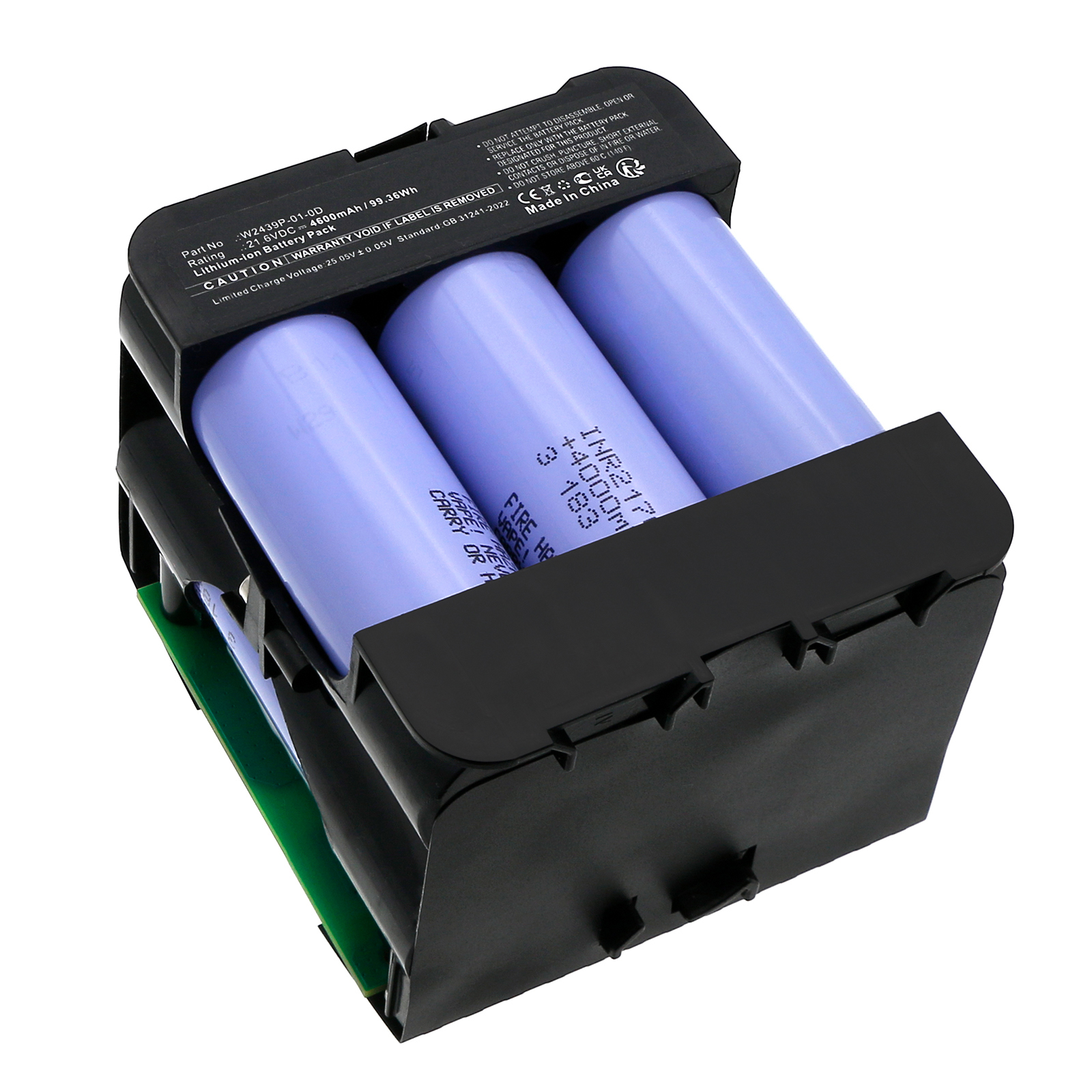Synergy Digital Vacuum Cleaner Battery, Compatible with Dreame W2311-01 Vacuum Cleaner Battery (Li-ion, 21.6V, 4600mAh)