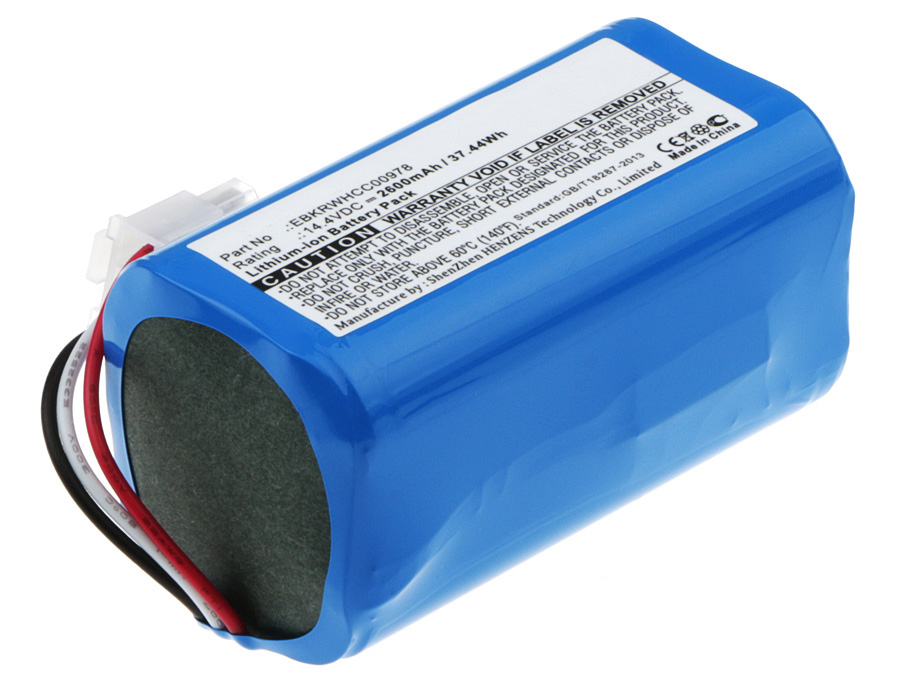 Synergy Digital Battery Compatible With iCLEBO EBKRTRHB000118-VE Vacuum Cleaner Battery - (Li-Ion, 14.4V, 2600 mAh)